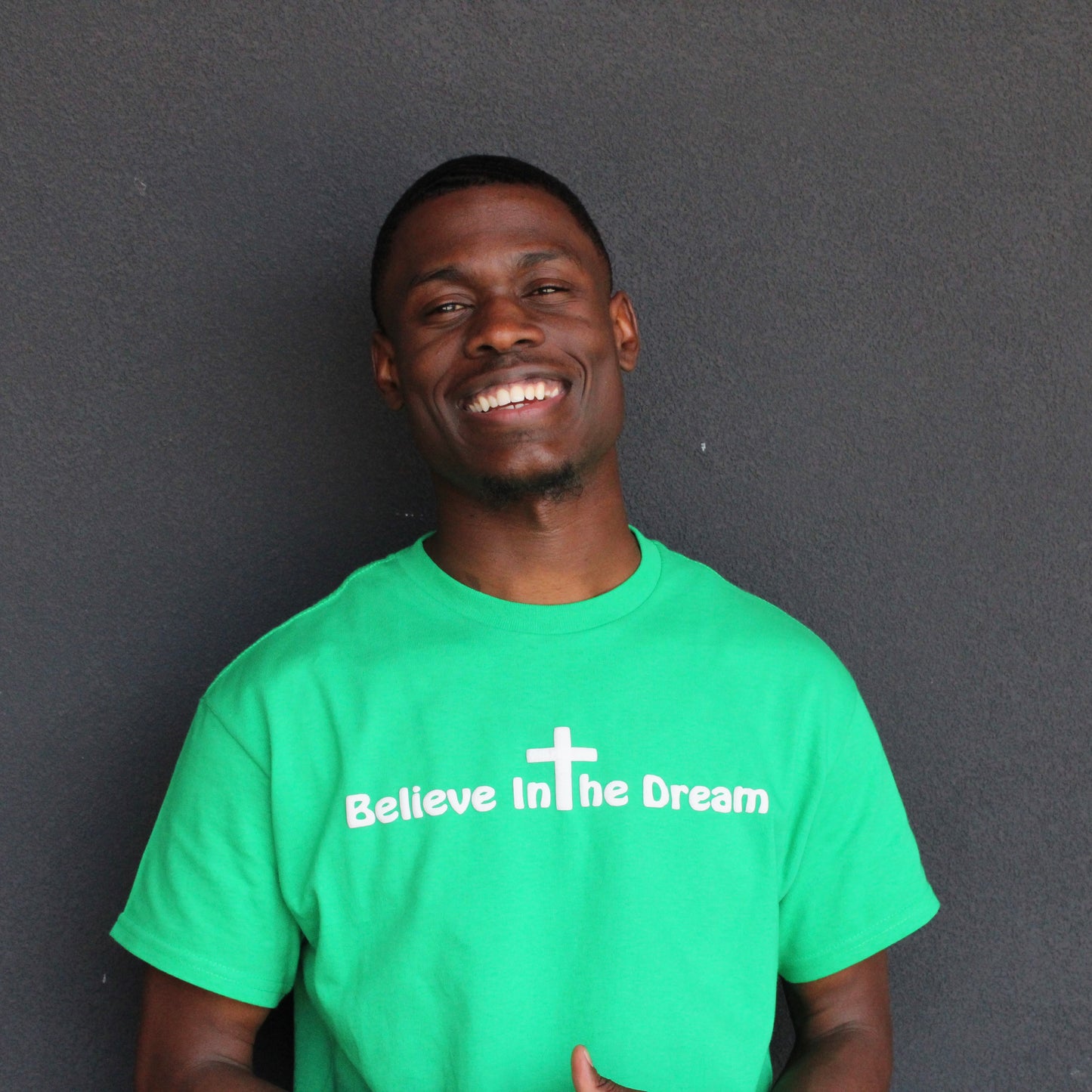 Believe In The Dream™ Green Puff Print Tee