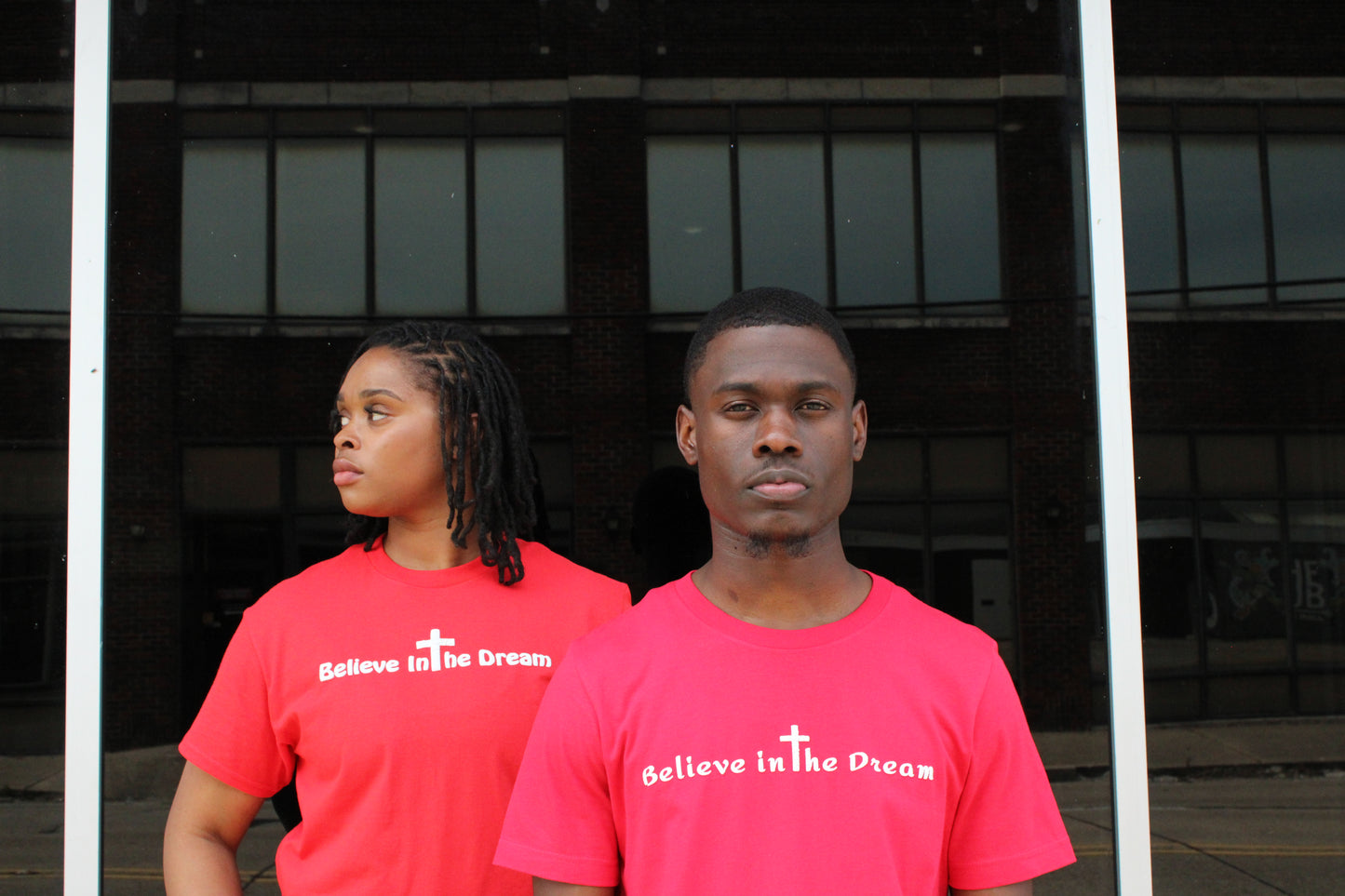 Believe In The Dream™ Red Puff Print Tee